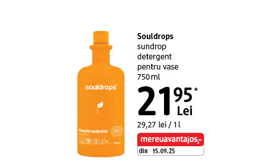 Souldrops detergent vase