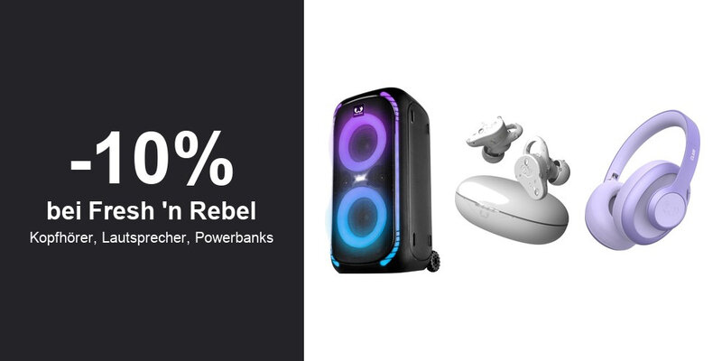 Cupon Spare 10% bei Fresh 'n Rebel DE - Freshnrebel.com