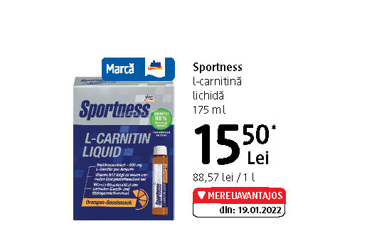 Sportness l-carnitină