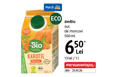Suc de morcovi dmBio