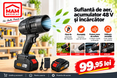 Suflantă pe acumulator