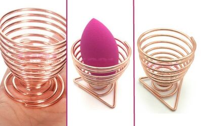 Suport spirala pentru buretei de makeup