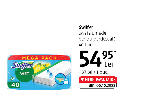 Swiffer lavete umede