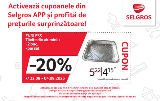 Tăvițe din aluminiu Endless