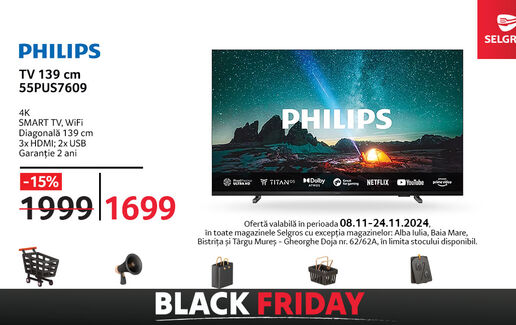 TV Philips 139 cm