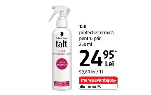 Taft protecție termică pentru păr