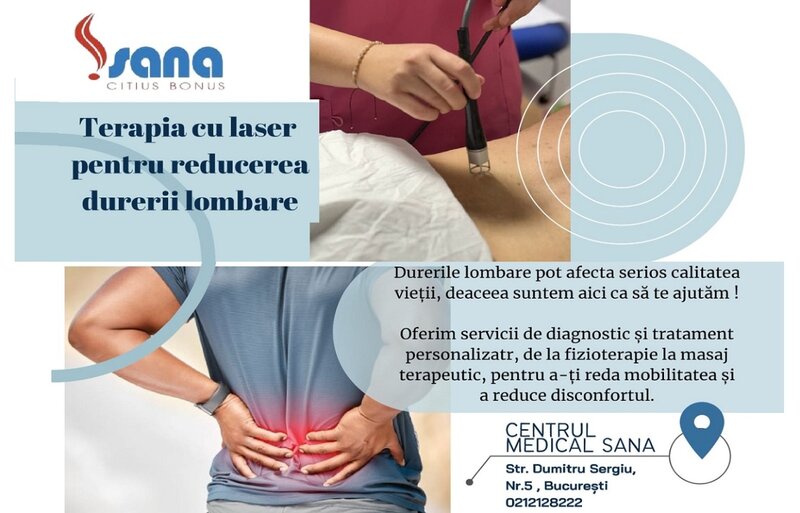 Ofertă Terapia cu laser - Centrul Medical Sana
