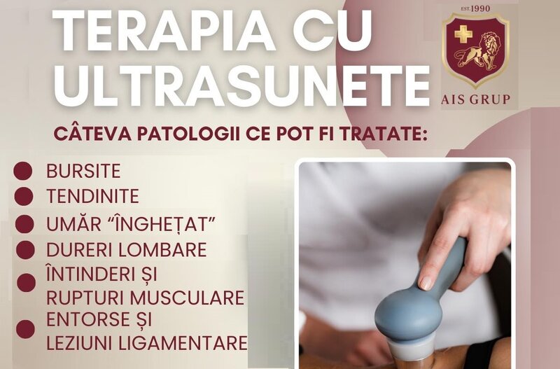 Ofertă Terapia cu ultrasunete - AIS Pharma & Clinics