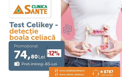 Test Celikey boala celiacă