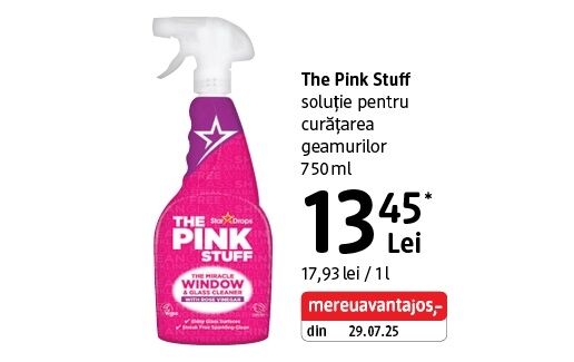 The Pink Stuff soluție geamuri