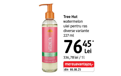 Tree Hut ulei pentru ras