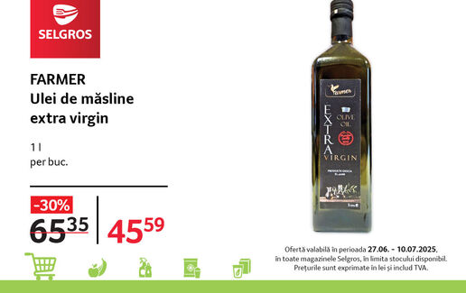 Ulei de măsline extra virgin FARMER