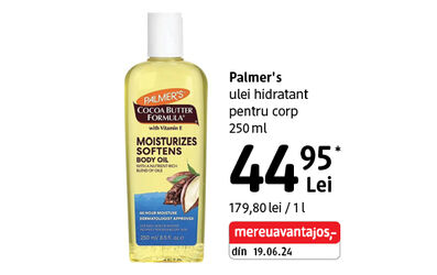 Ulei hidratant pentru corp Palmer's