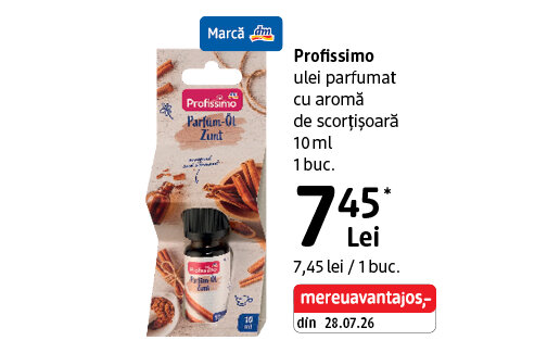 Ofertă Ulei parfumat Profissimo cu aromă de scorțișoară - dm