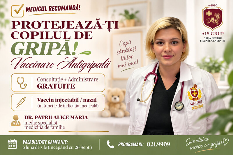 Ofertă Vaccin antigripal - AIS Pharma & Clinics