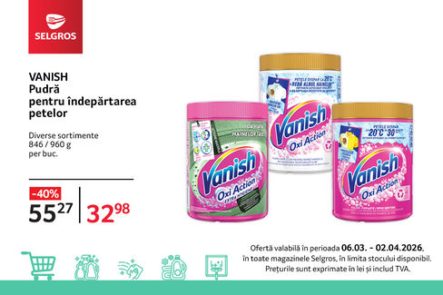 Vanish Oxi White Action