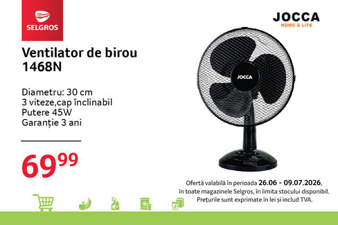 Ventilator de birou JOCCA