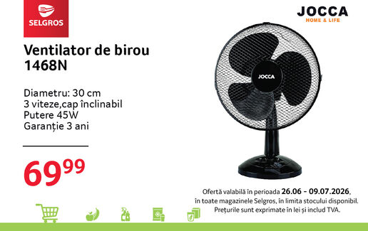 Ventilator de birou JOCCA