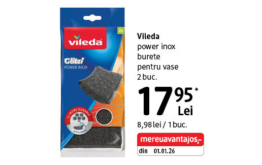 Vileda burete pentru vase