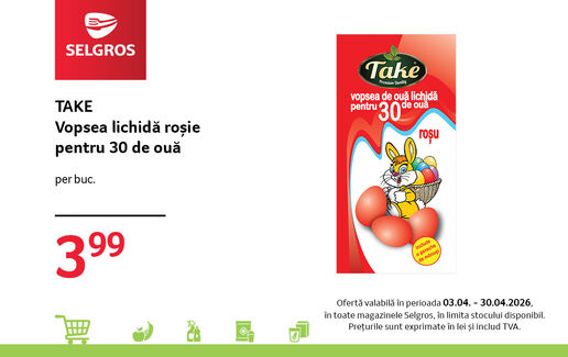 Vopsea de ouă lichidă Take