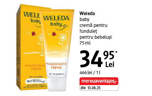 Weleda cremă pentru funduleț