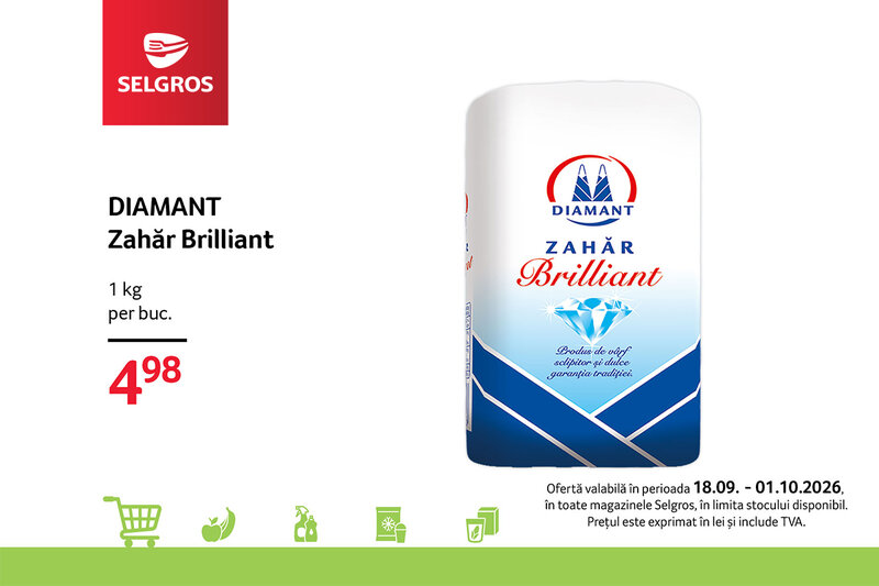 Ofertă Zahăr Briliant Diamant - Selgros