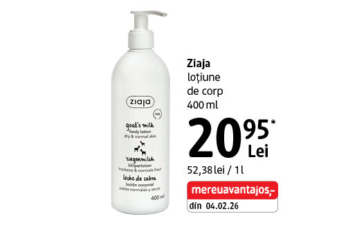 Ziaja loțiune de corp