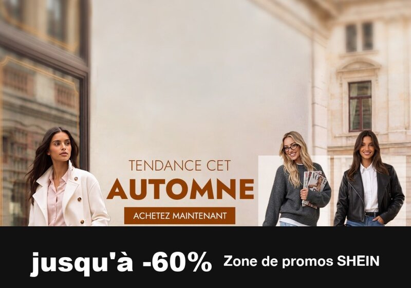 Ofertă Zone De Promos: jusqu'à -60% - Shein.com