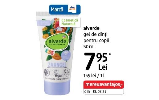 alverde gel de dinți