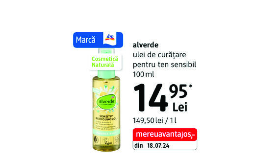 alverde ulei de curățare