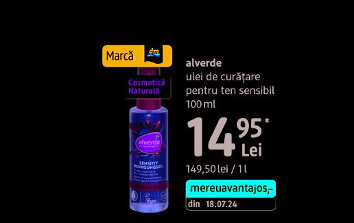 alverde ulei de curățare