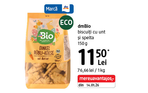 dmBio biscuiți