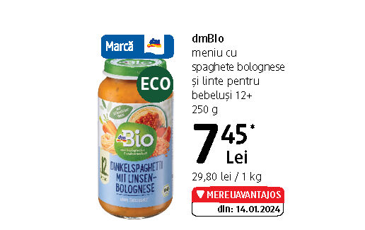 dmBio meniu bebeluși