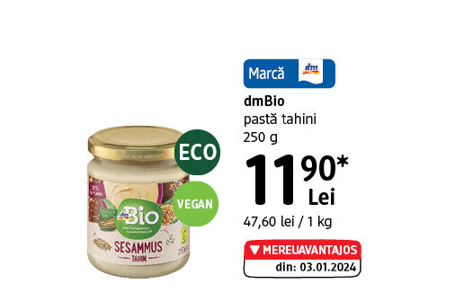 dmBio pastă tahini