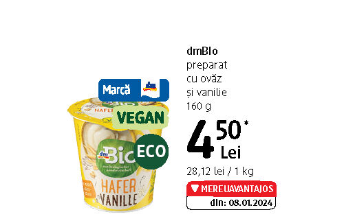 dmBio preparat din ovăz