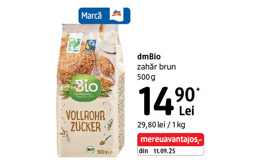dmBio zahăr brun