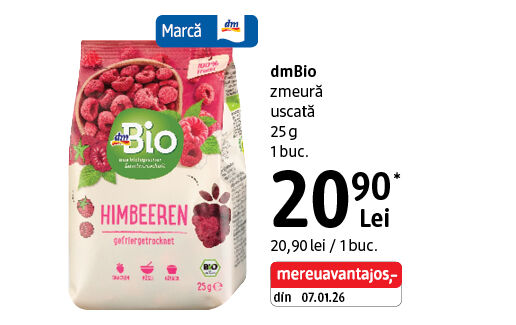 dmBio zmeură uscată