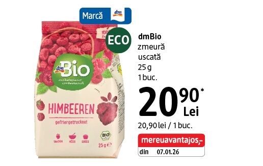 dmBio zmeură uscată