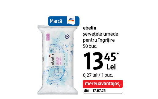 ebelin șervețele umede
