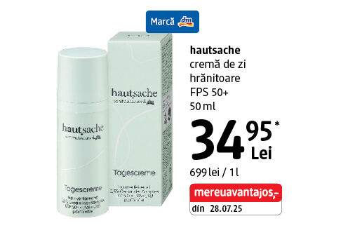 hautsache cremă de zi hrănitoare