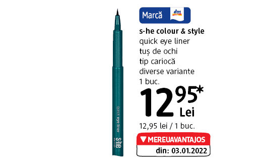 s-he colour & style quick eye liner