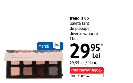 trend !t up paletă fard