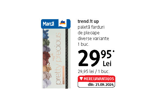 trend !t up paletă farduri